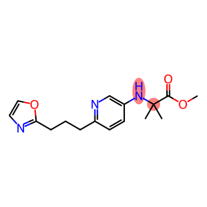 methyl2-methyl-2-((6-(3-(oxazol-2-yl)propyl)pyridin-3-yl)amino)propanoate