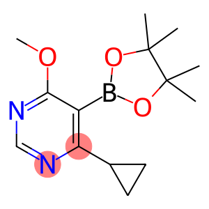 Pyrimidine, 4-cyclopropyl-6-methoxy-5-(4,4,5,5-tetramethyl-1,3,2-dioxaborolan-2-yl)-