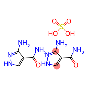 3-AMINO-4-PYRAZOLECARBOXAMIDE HEMISULFATE