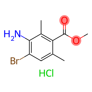 methyl 3-amino-4-bromo-2,6-dimethylbenzoate hydrochloride