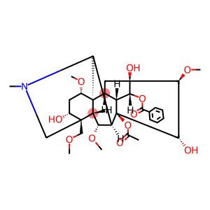 13,14,15-pentol,1,6,16-trimethoxy-4-(methoxymethyl)-20-methyl-aconitane-8