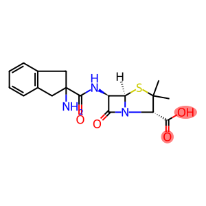 6α-[[[(2-Amino-2,3-dihydro-1H-inden)-2-yl]carbonyl]amino]penicillanic acid