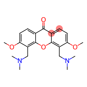 4,5-Bis[(dimethylamino)methyl]-3,6-dimethoxy-9H-xanthen-9-one