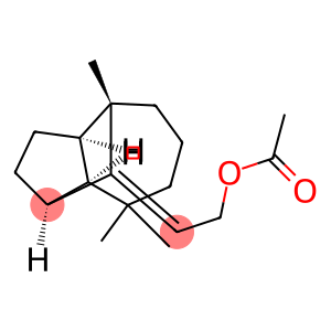 [1S-(1alpha,3abeta,4alpha,8abeta)]-2-(decahydro-4,8,8-trimethyl-1,4-methanoazulen-9-ylidene)ethyl acetate