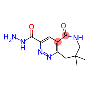 6,7,8,9-tetrahydro-8,8-dimethyl-5-oxo-5H-Pyridazino[4,3-c]azepine-3-carboxylic acid hydrazide