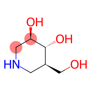 3,4-Piperidinediol, 5-(hydroxymethyl)-, (3R,4R,5R)-rel- (9CI)