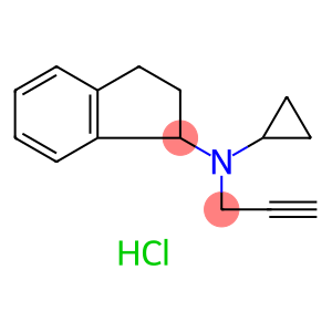 1H-Inden-1-amine, N-cyclopropyl-2,3-dihydro-N-2-propyn-1-yl-, hydrochloride (1:1)