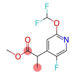 methyl 2-[2-(difluoromethoxy)-5-fluoro-4-pyridyl]propanoate