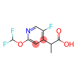 4-Pyridineacetic acid, 2-(difluoromethoxy)-5-fluoro-α-methyl-