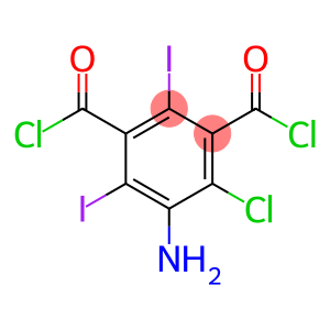 1,3-Benzenedicarbonyl dichloride, 5-amino-4-chloro-2,6-diiodo-