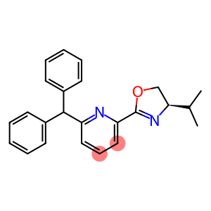 Pyridine, 2-[(4R)-4,5-dihydro-4-(1-methylethyl)-2-oxazolyl]-6-(diphenylmethyl)-