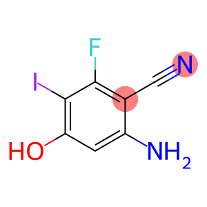 6-Amino-2-fluoro-4-hydroxy-3-iodobenzonitrile