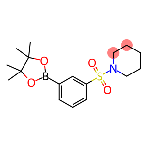 1-((3-(4,4,5,5-四甲基-1,3,2-二氧硼杂环戊烷-2-基)苯基)磺酰基)哌啶