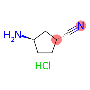 Cyclopentanecarbonitrile, 3-amino-,hydrochloride (1:1),(1R,3R)-
