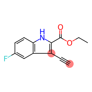 3-乙炔基-5-氟-1H-吲哚-2-羧酸乙酯