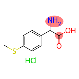 Benzeneacetic acid, α-amino-4-(methylthio)-, hydrochloride (1:1)