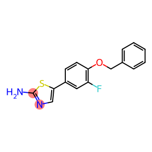 2-Thiazolamine, 5-[3-fluoro-4-(phenylmethoxy)phenyl]-