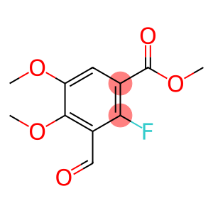 Benzoic acid, 2-fluoro-3-formyl-4,5-dimethoxy-, methyl ester