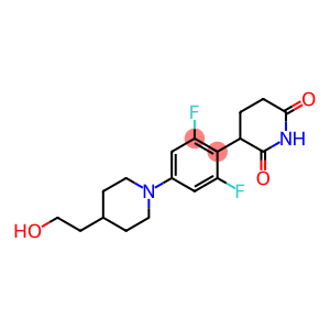 2,6-Piperidinedione, 3-[2,6-difluoro-4-[4-(2-hydroxyethyl)-1-piperidinyl]phenyl]-