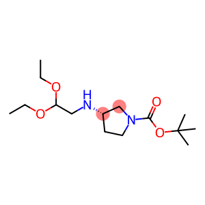 1-Pyrrolidinecarboxylic acid, 3-[(2,2-diethoxyethyl)amino]-, 1,1-dimethylethyl ester, (3S)-