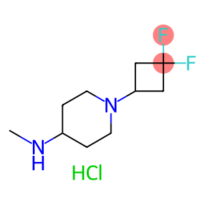 4-Piperidinamine, 1-(3,3-difluorocyclobutyl)-N-methyl-, hydrochloride (1:1)