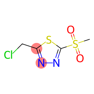 2-(chloromethyl)-5-methanesulfonyl-1,3,4-thiadiazole