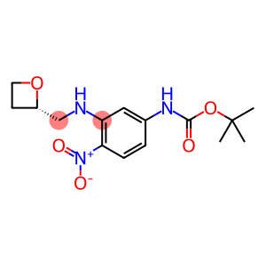 tert-butyl (S)-(4-nitro-3-((oxetan-2-ylmethyl)amino)phenyl)carbamate