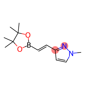 1H-Pyrazole, 1-methyl-3-[(1E)-2-(4,4,5,5-tetramethyl-1,3,2-dioxaborolan-2-yl)ethenyl]-