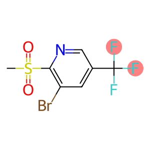 Pyridine, 3-bromo-2-(methylsulfonyl)-5-(trifluoromethyl)-