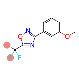 3-(3-methoxyphenyl)-5-(trifluoromethyl)-1,2,4-oxadiazole