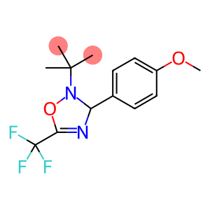 2-(tert-butyl)-3-(4-methoxyphenyl)-5-(trifluoromethyl)-2,3-dihydro-1,2,4-oxadiazole