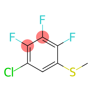 Benzene, 1-chloro-2,3,4-trifluoro-5-(methylthio)-