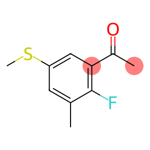 Ethanone, 1-[2-fluoro-3-methyl-5-(methylthio)phenyl]-