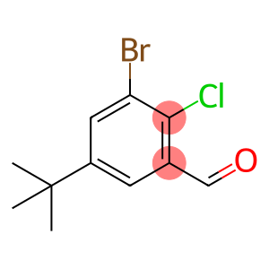 Benzaldehyde, 3-bromo-2-chloro-5-(1,1-dimethylethyl)-