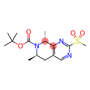 tert-Butyl (6R,8R)-6,8-dimethyl-2-(methylsulfonyl)-5,8-dihydropyrido[3,4-d]pyrimidine-7(6H)-carboxylate