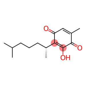 2,5-Cyclohexadiene-1,4-dione, 2-[(1R)-1,5-dimethylhexyl]-3-hydroxy-5-methyl-