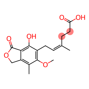 4-Hexenoic acid, 6-(1,3-dihydro-4-hydroxy-6-methoxy-7-methyl-3-oxo-5-isobenzofuranyl)-4-methyl-, (4Z)-