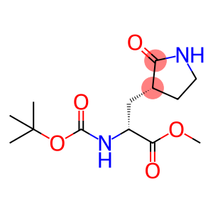 3-Pyrrolidinepropanoic acid, α-[[(1,1-dimethylethoxy)carbonyl]amino]-2-oxo-, methyl ester, (αR,3R)-
