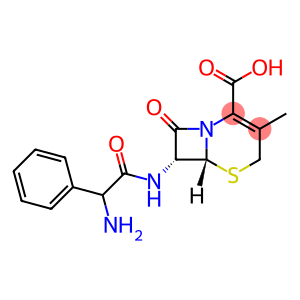 7-(α-Amino-DL-phenylacetamido)-3-deacetoxycephalosporanic acid