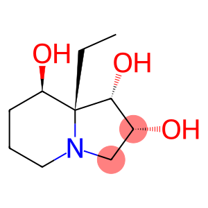 1,2,8-Indolizinetriol,8a-ethyloctahydro-,(1S,2R,8R,8aR)-(9CI)