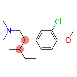 3-Chloro-4-methoxy-N,N-dimethyl-β-(1-methylpropyl)benzeneethanamine