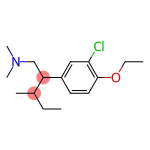 3-Chloro-4-ethoxy-N,N-dimethyl-β-(1-methylpropyl)benzeneethanamine