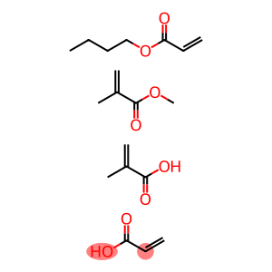 Acrylic acid, butyl acrylate, methacrylic acid, methyl methacrylatepolymer