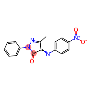 2,4-Dihydro-5-methyl-4-[(4-nitrophenyl)imino]-2-phenyl-3H-pyrazol-3-one