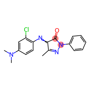 4-[(2-Chloro-4-dimethylaminophenyl)imino]-3-methyl-1-phenyl-2-pyrazolin-5-one