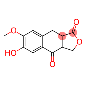 Naphtho[2,3-c]furan-1,4-dione, 3,3a,9,9a-tetrahydro-6-hydroxy-7-methoxy-