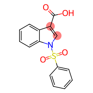 1-(phenylsulfonyl)-3-indolecarboxylic acid