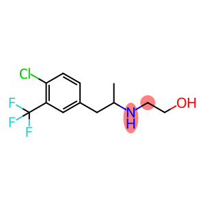 2-[[2-[4-chloro-3-(trifluoromethyl)phenyl]-1-methylethyl]amino]ethanol