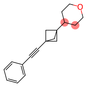 2H-Pyran, tetrahydro-4-[3-(2-phenylethynyl)bicyclo[1.1.1]pent-1-yl]-