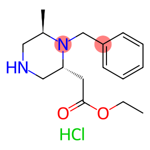 2-((2R,6R)-1-苄基-6-甲基哌嗪-2-基)乙酸乙酯盐酸盐